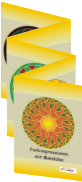 Leparello mit Mandala-Motiv